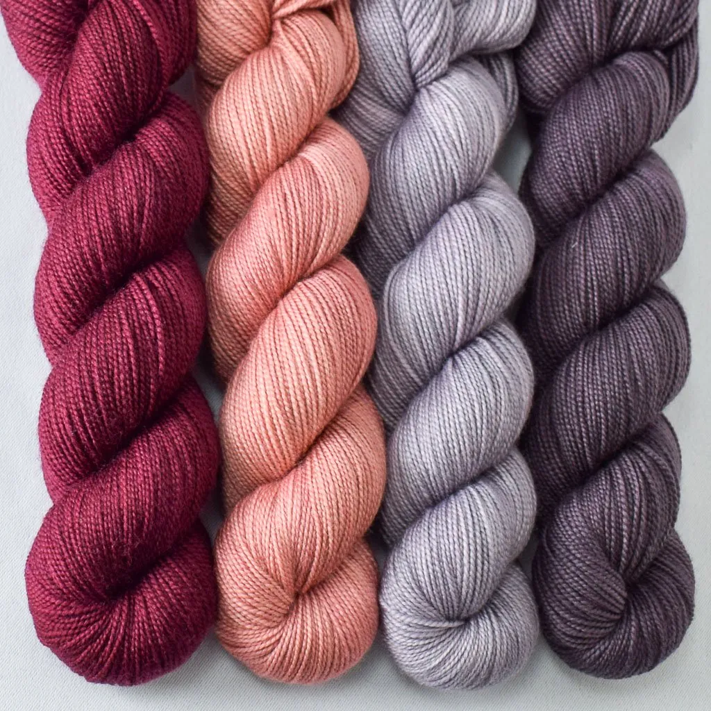 Adobe, Bloodstone, Cat Tail, Provence - Yummy 2-Ply Quartet