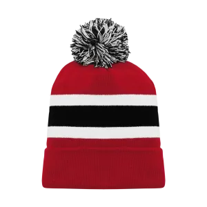 Athletic Knit (AK) A1830A-366 Adult New Jersey Red Hockey Toque/Beanie