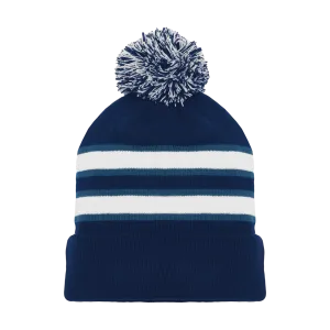 Athletic Knit (AK) A1830Y-595 Youth Winnipeg Navy Hockey Toque/Beanie