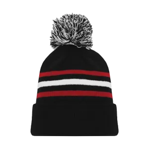 Athletic Knit (AK) A1830Y-614 Youth Chicago Black Hockey Toque/Beanie