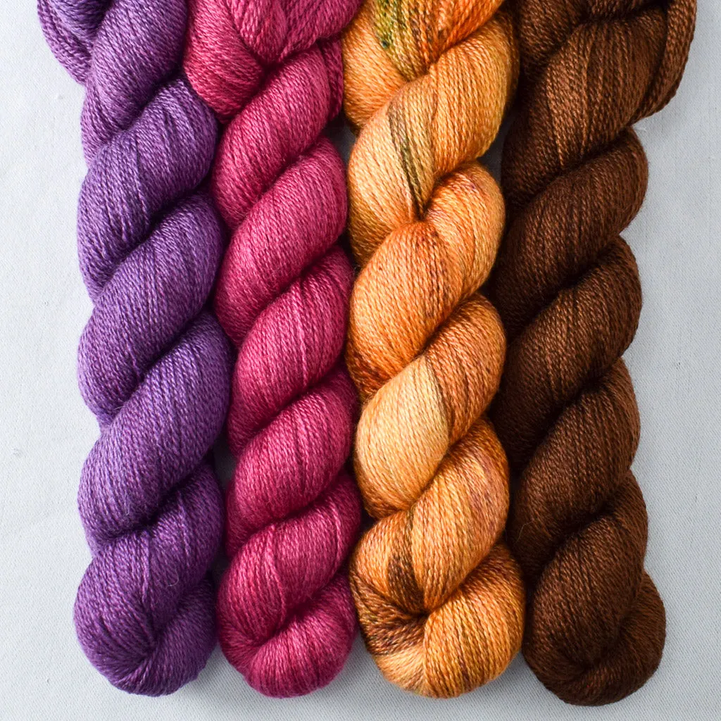 Aubergine, Bittersweet Chocolate, Foxy, Spiked Punch - Yet Quartet - Babette