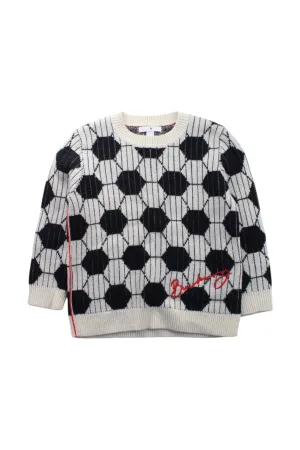 Burberry Geometric Knit Sweater, Size 6T
