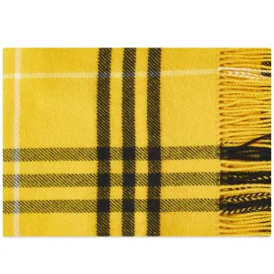 Burberry Tartan Blend Merino Scarf in Pear