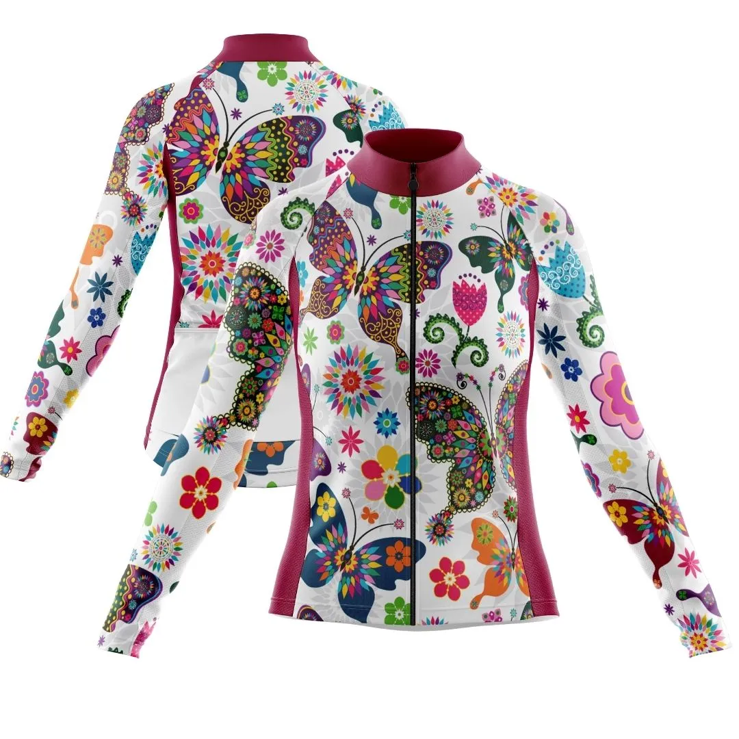 Butterfly Flutter | Women's Long Sleeve Cycling Set