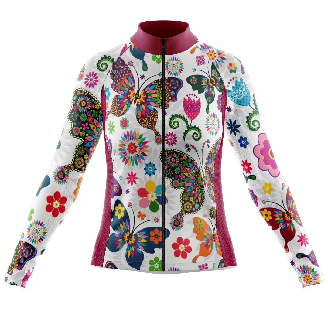 Butterfly Flutter | Women's Long Sleeve Cycling Set