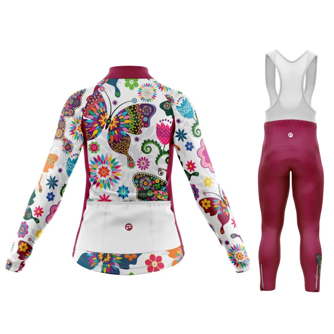 Butterfly Flutter | Women's Long Sleeve Cycling Set