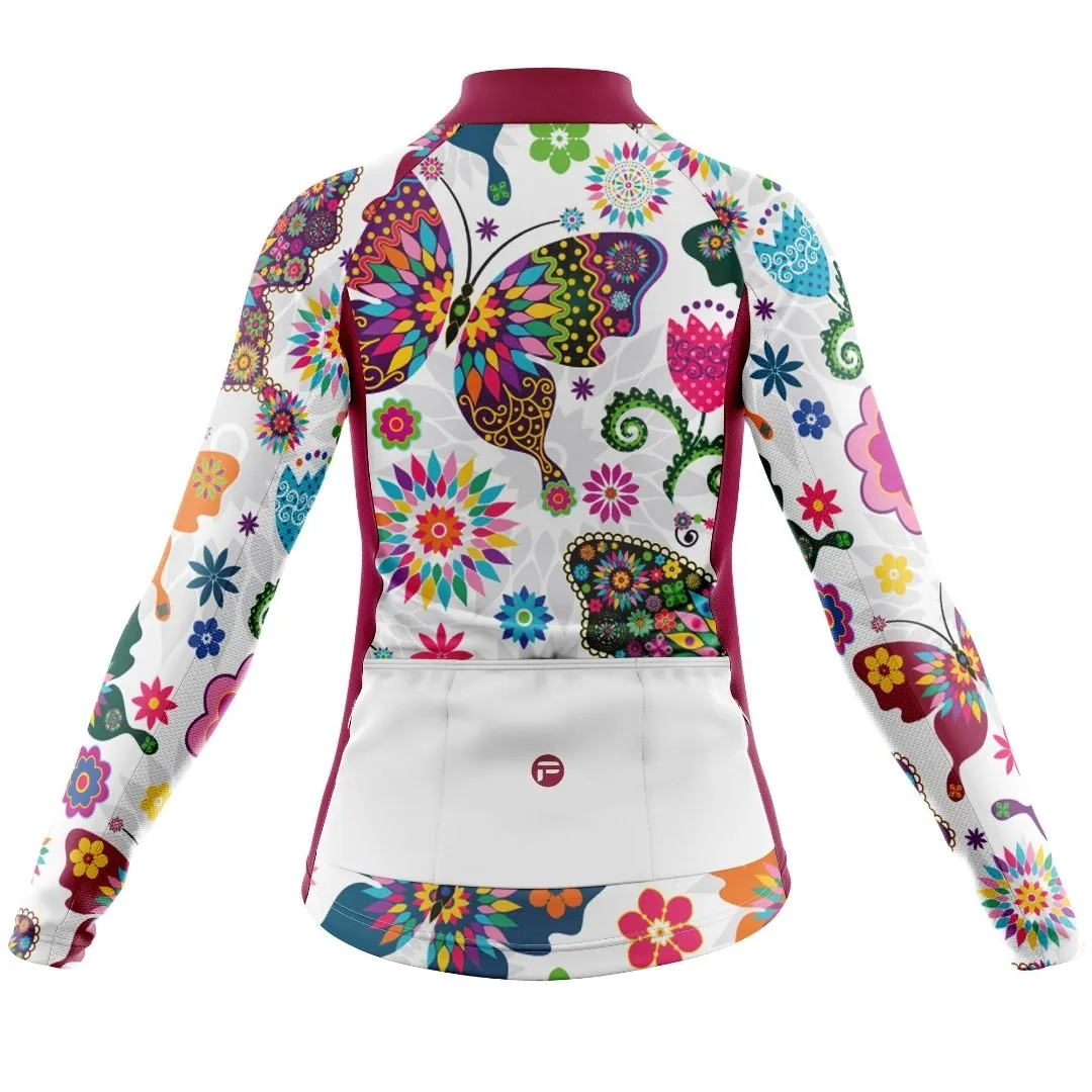 Butterfly Flutter | Women's Long Sleeve Cycling Set