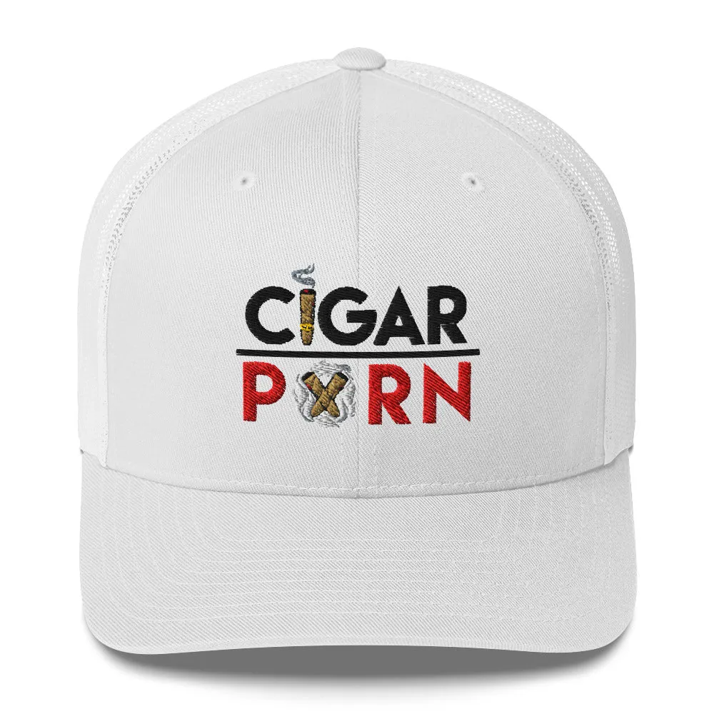 Cigar Pxrn Trucker Hats