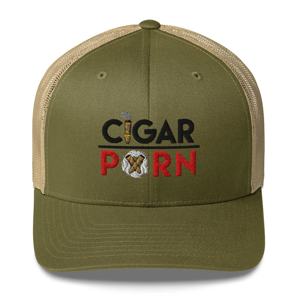 Cigar Pxrn Trucker Hats