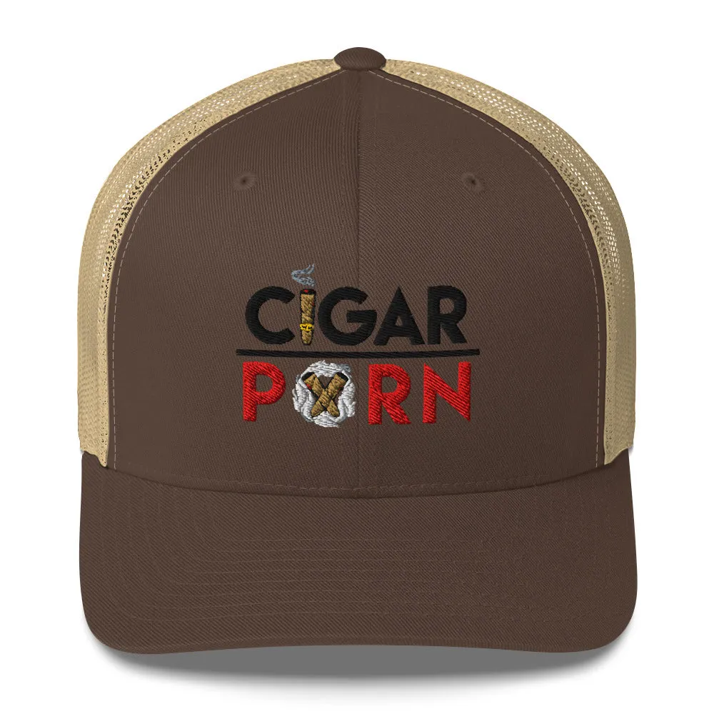 Cigar Pxrn Trucker Hats