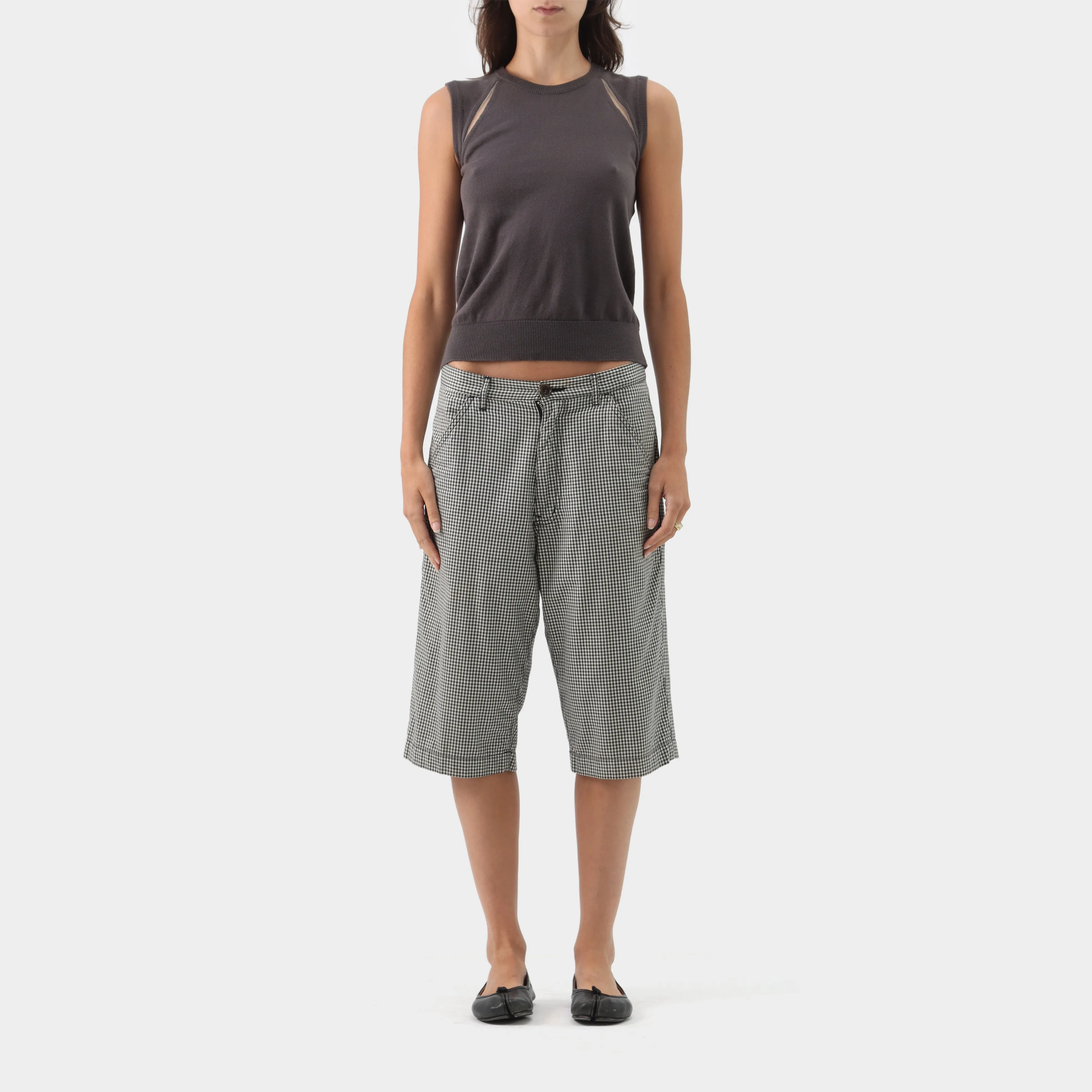 Comme des Garçons Homme Plus Checkered Long Shorts