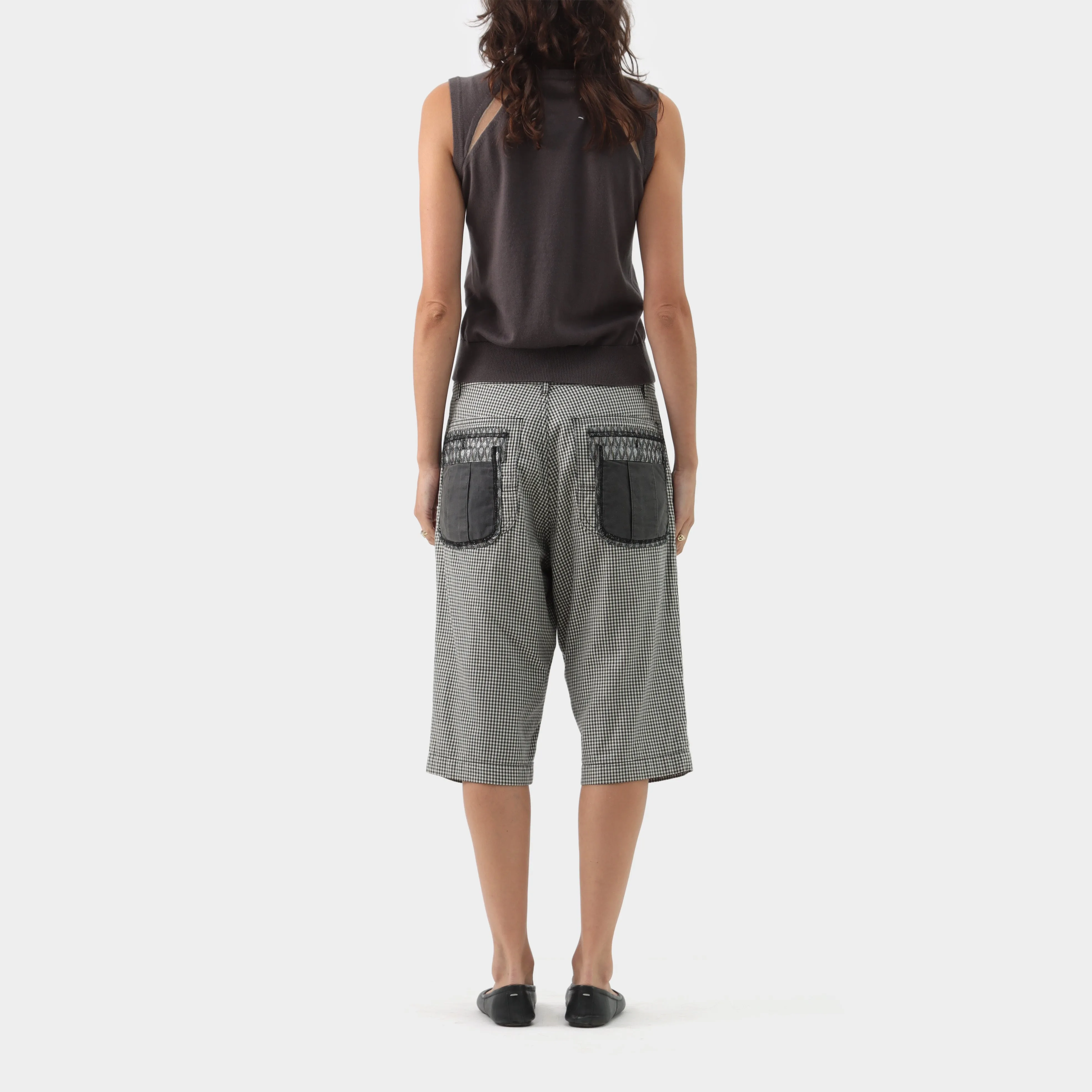 Comme des Garçons Homme Plus Checkered Long Shorts