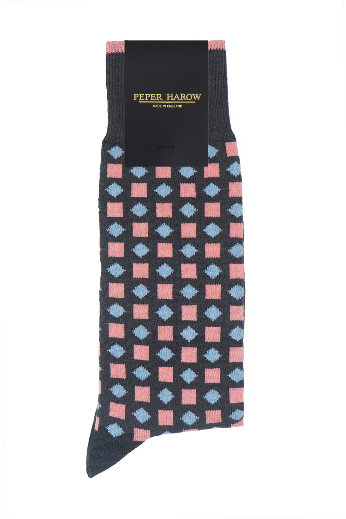 Diamonds Men's Socks - Grey