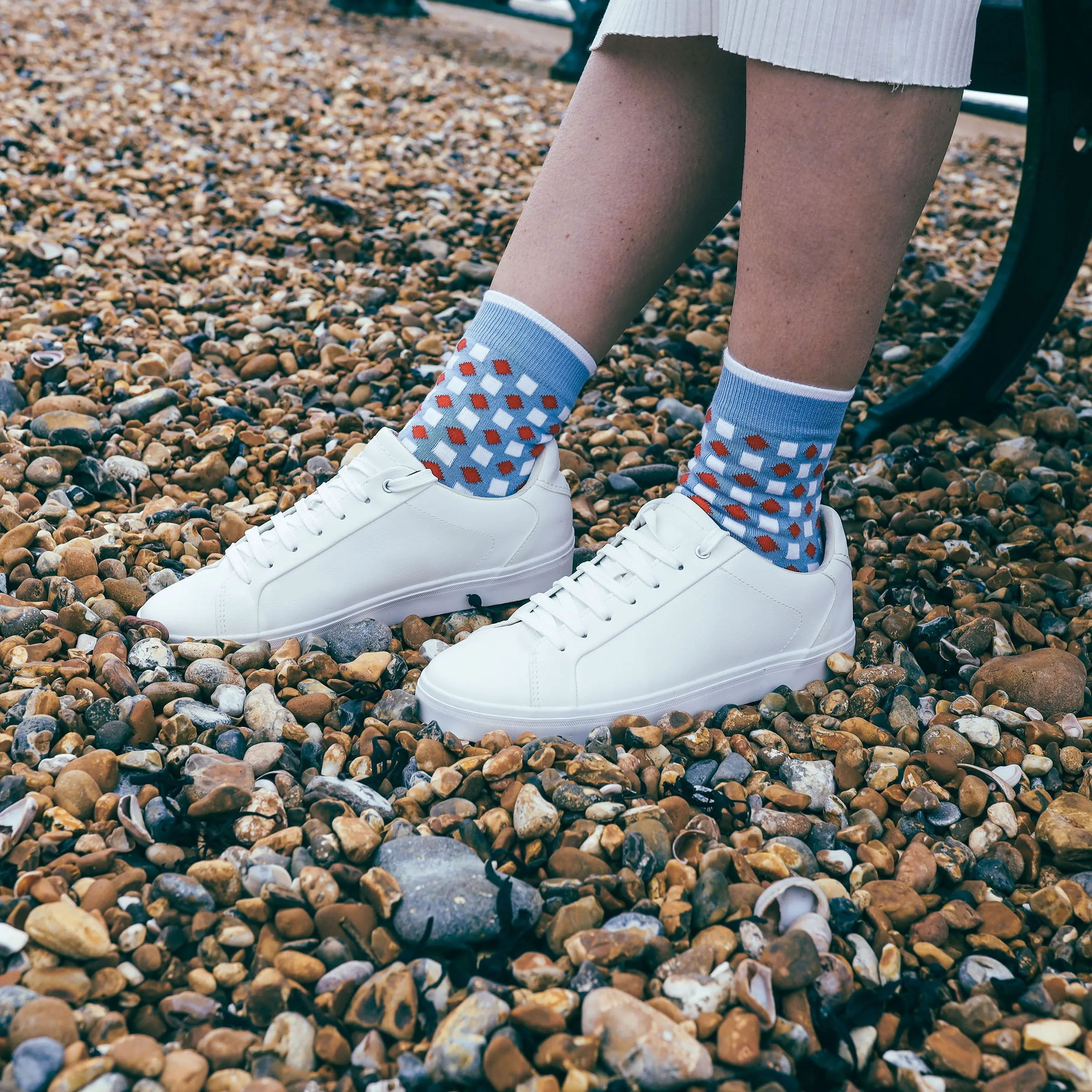 Diamonds Women's Socks - Blue