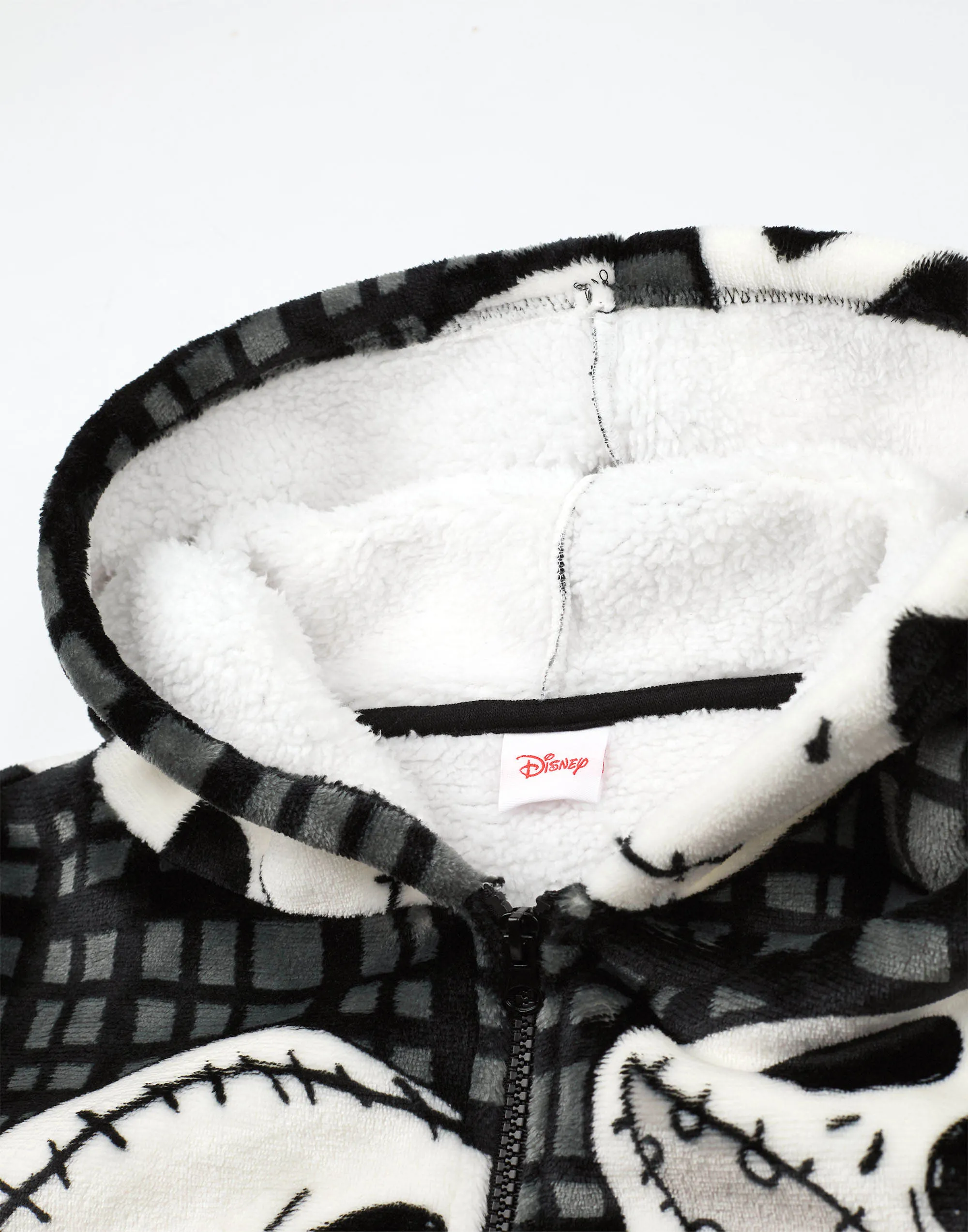 Disney Jack Skellington Adults Black Zip Through Blanket Hoodie