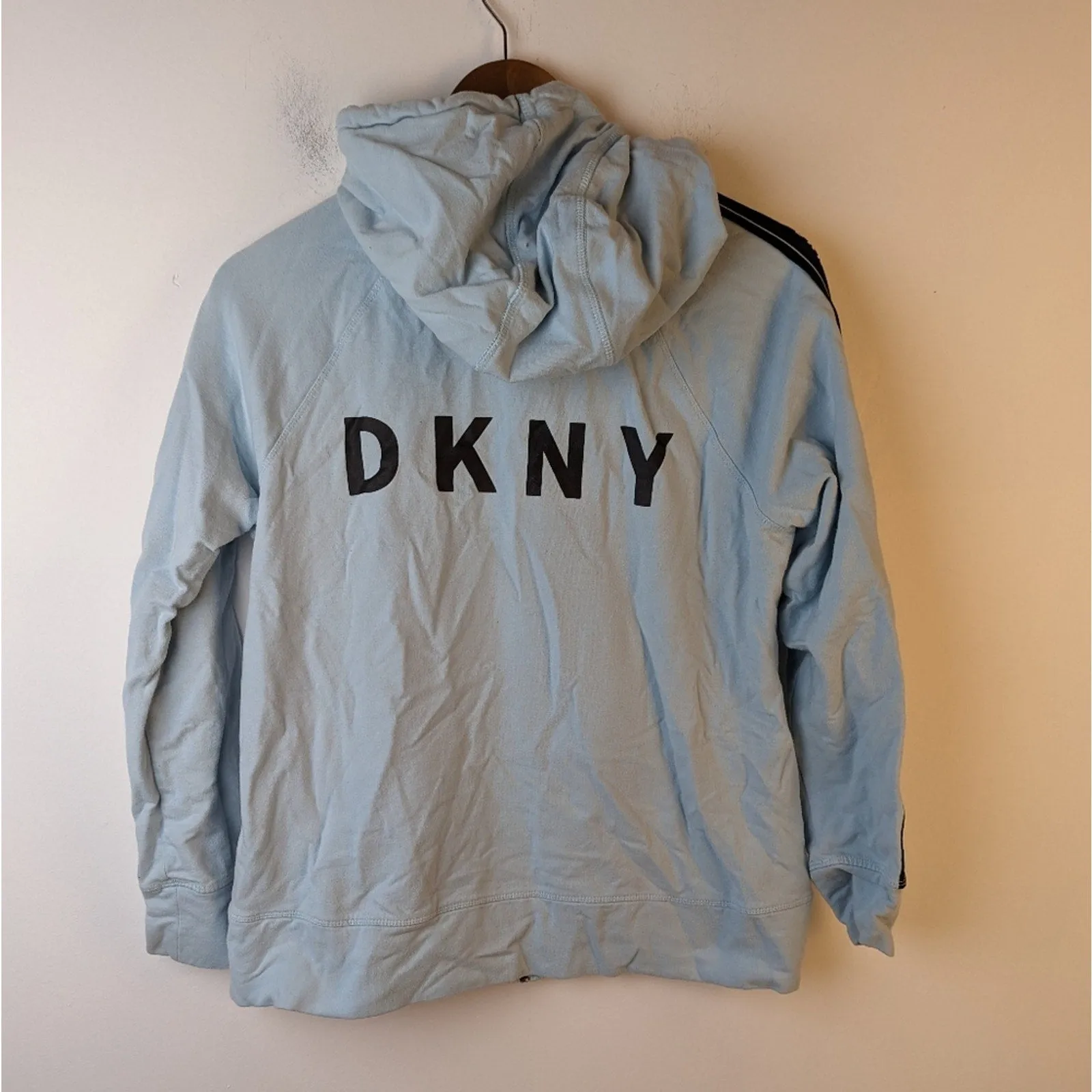 DKNY Zip Up Hooded Jacket - Medium