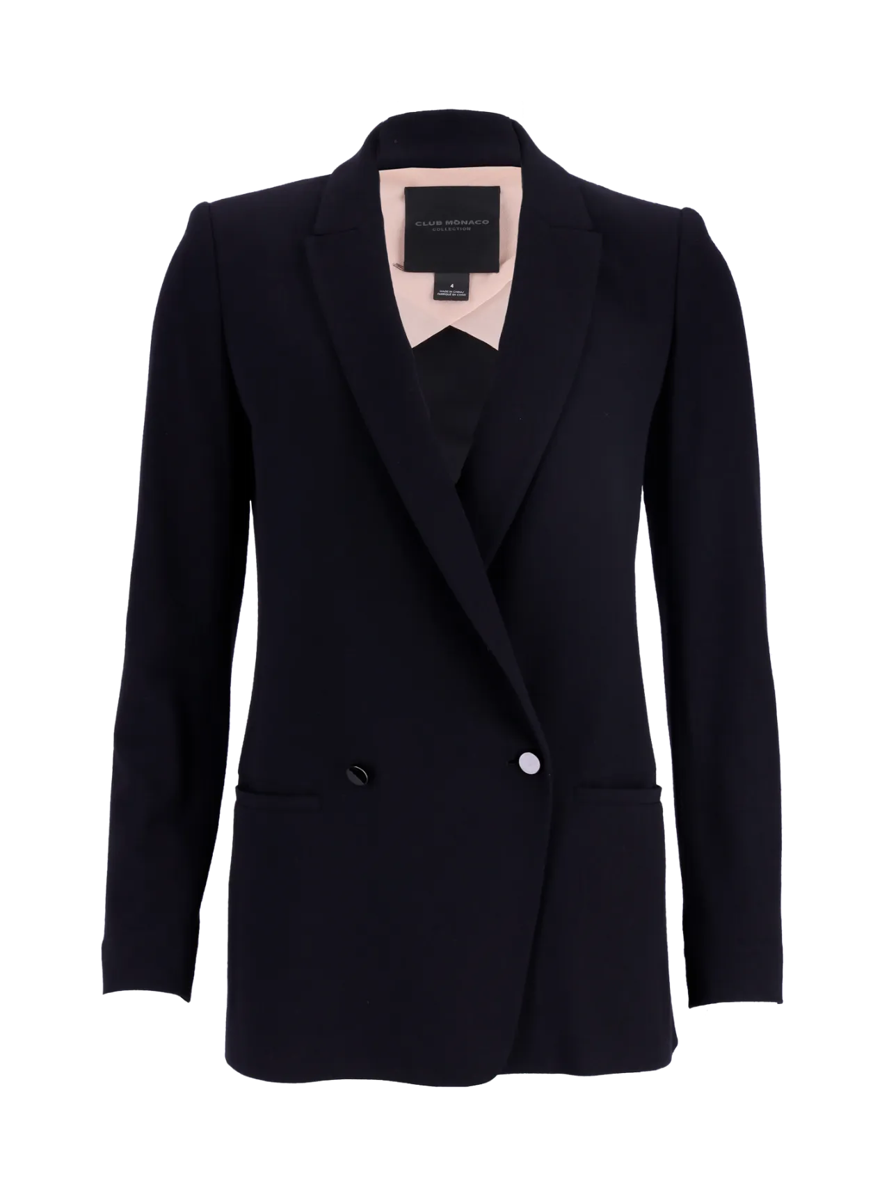 double-breasted blazer