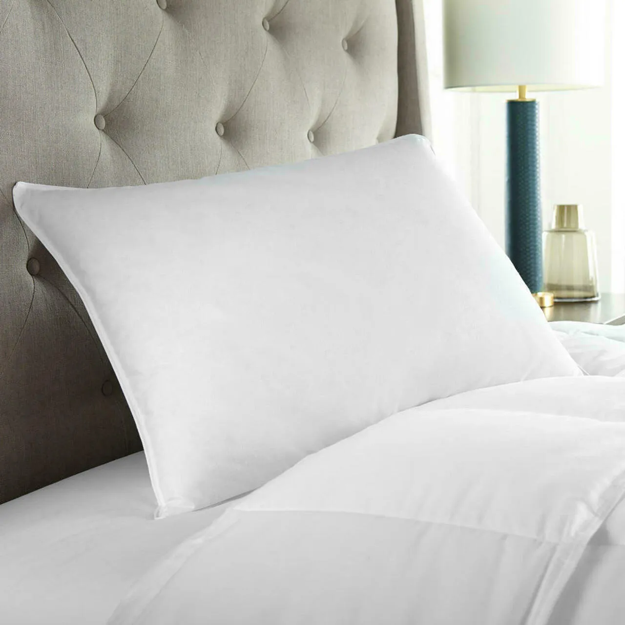 DOWNLITE 50/50 White Goose Down & Feather Pillow | Featured in Many Hotels