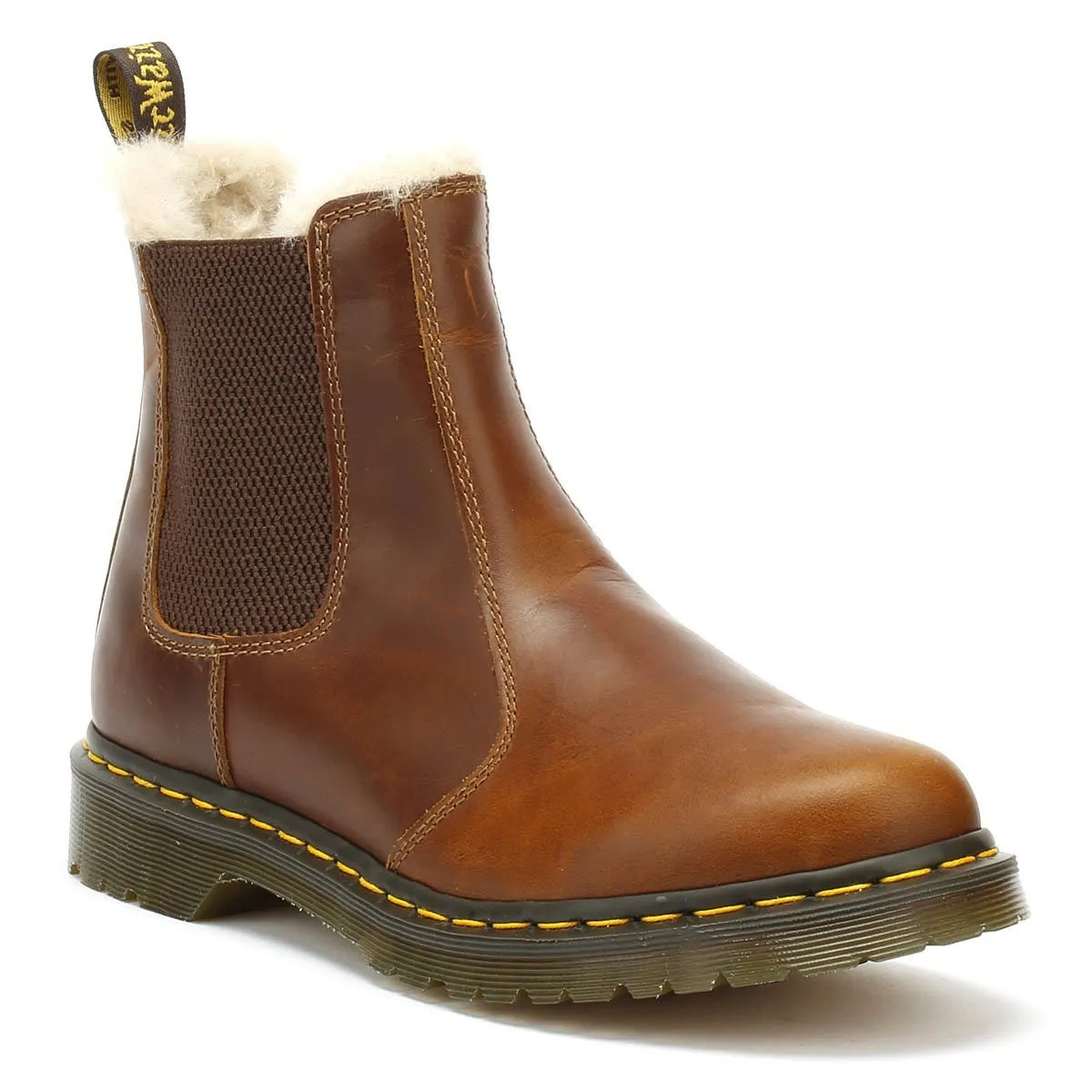 Dr. Martens 2976 Leonore Womens Brown Butterscotch Boots