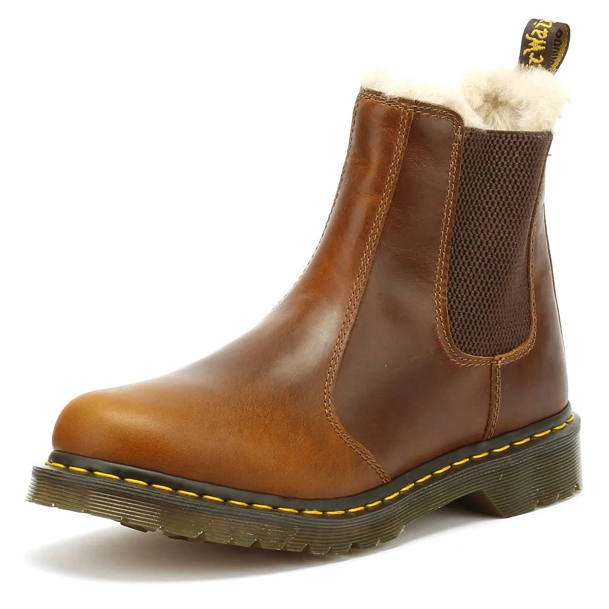 Dr. Martens 2976 Leonore Womens Brown Butterscotch Boots