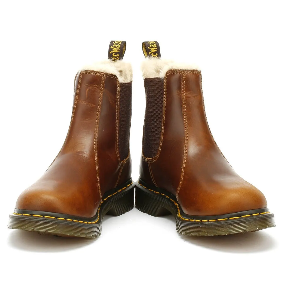 Dr. Martens 2976 Leonore Womens Brown Butterscotch Boots