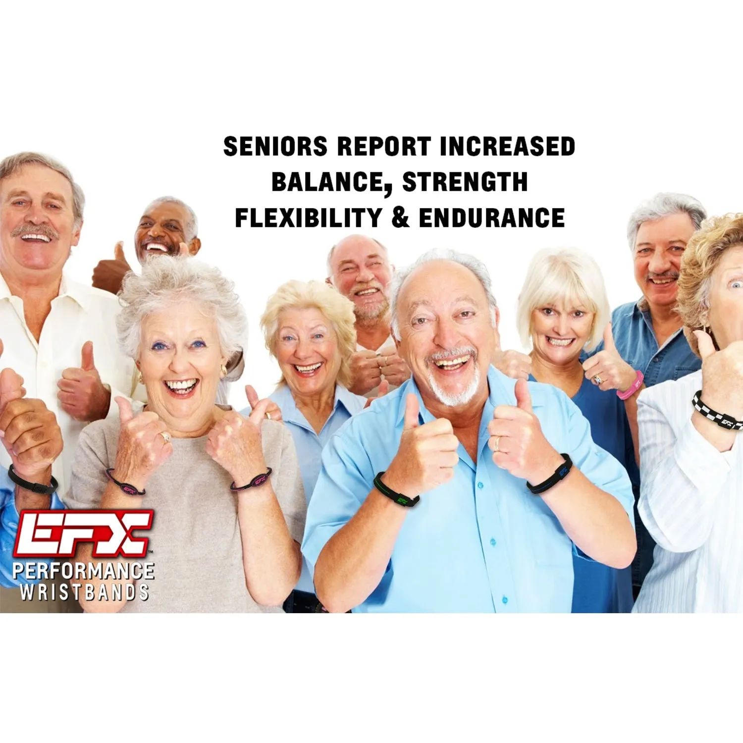 EFX Performance Sport Wristband made of 100% Pure Silicone w/2 Programmed Holograms for Increased Balance, Strength & Flexibility | See Chart for Sizing - Checkers (Black/Red) - 8 inch