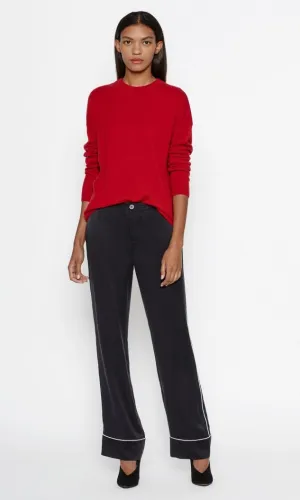 Equipment - Bryce Cashmere Crew Red Nouveau