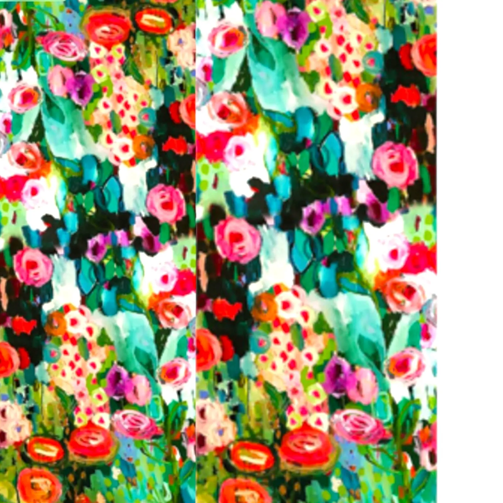 Floral 100% Cashmere Julian Scarf /Wrap