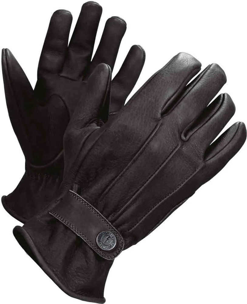 Grinder XTM John Doe Leather Gloves, Black