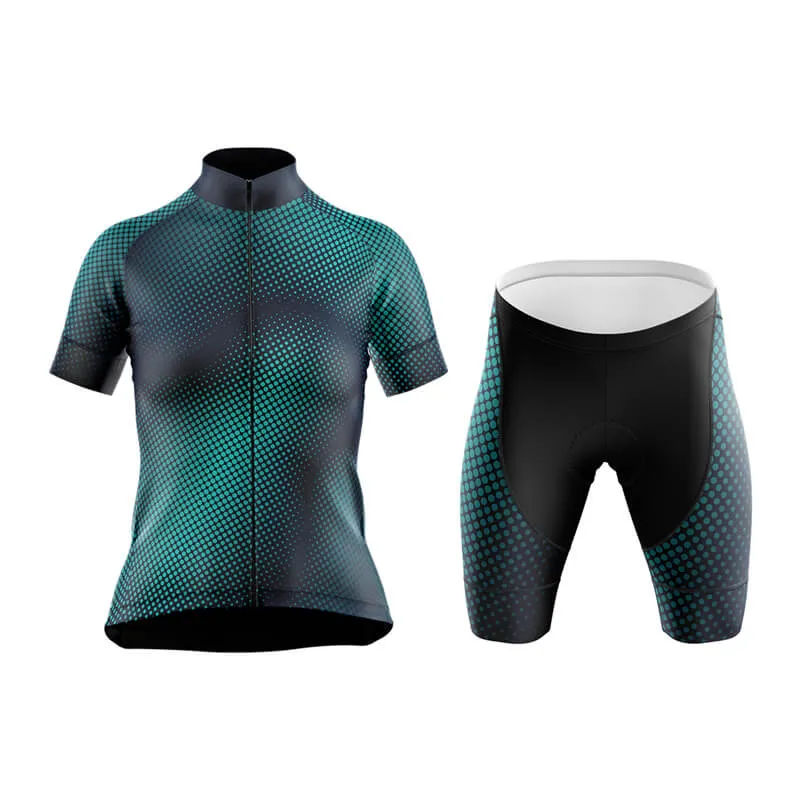 Halftone Club Cycling Kit (Green)