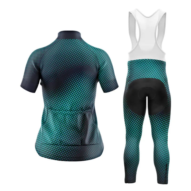 Halftone Club Cycling Kit (Green)