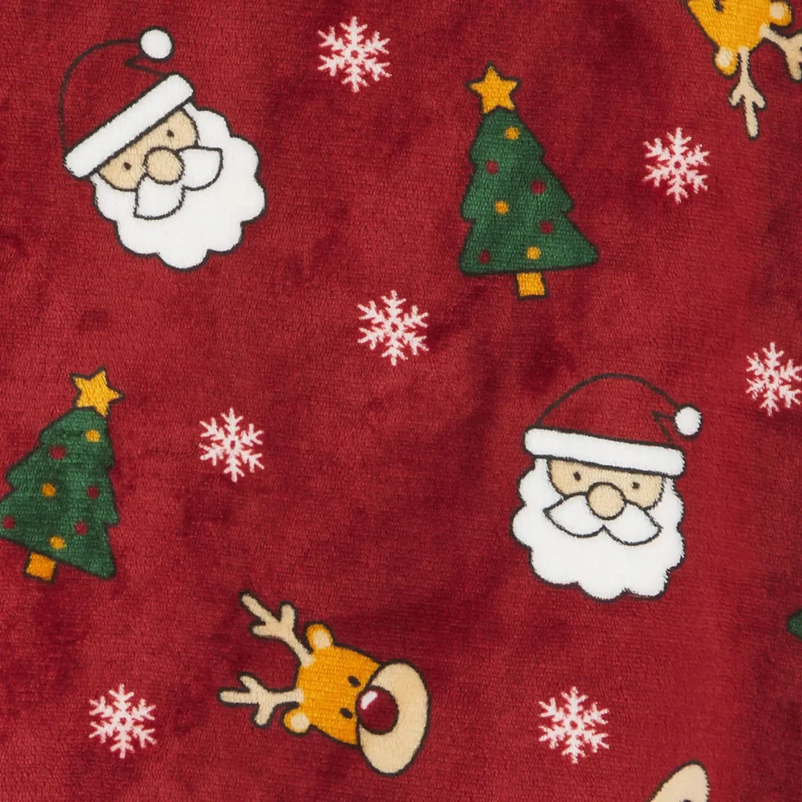 Kids Christmas Hoodie Blanket Festive Fleece Hooded Top One Size