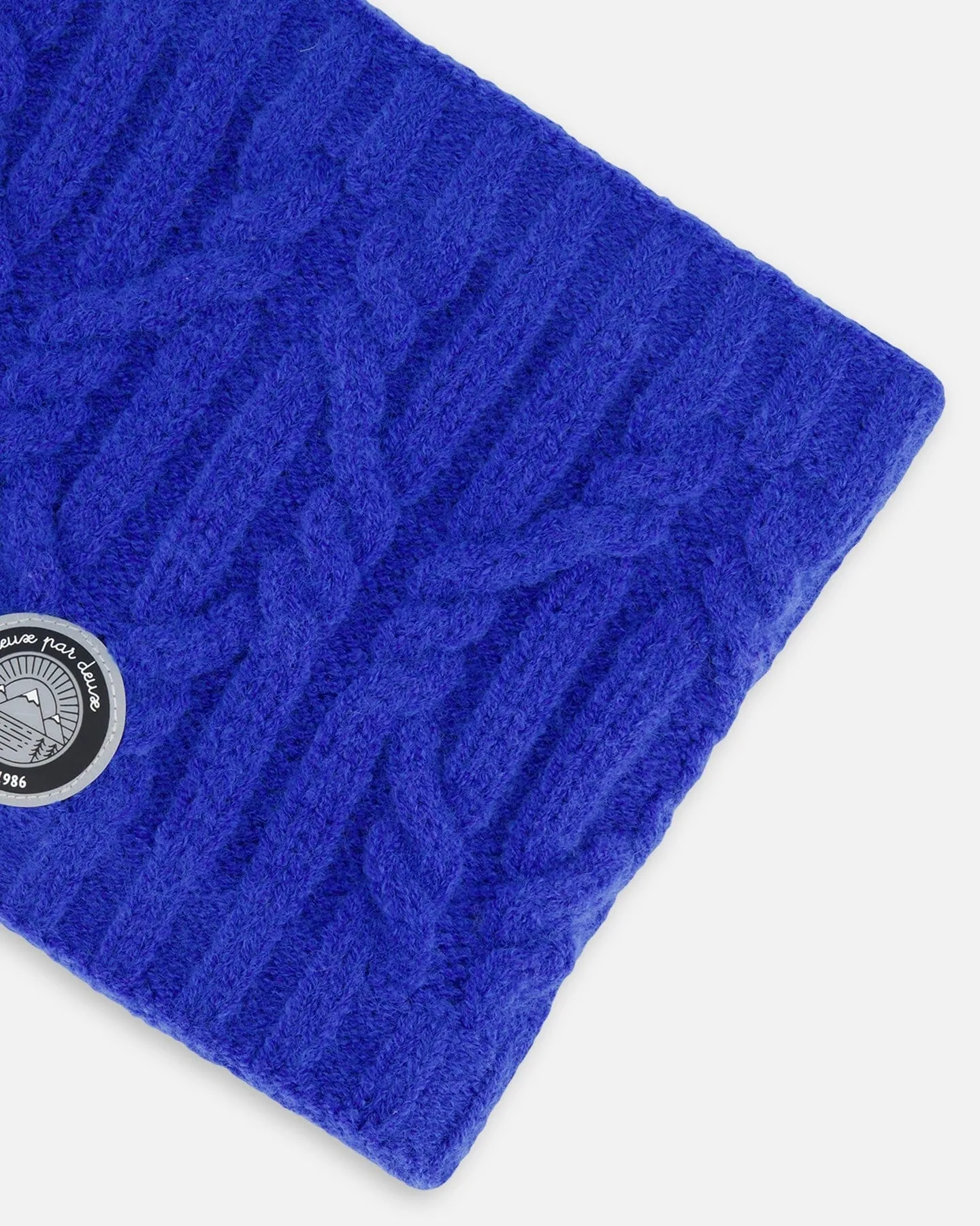 Knit Neckwarmer Royal Blue by Deux par Deux