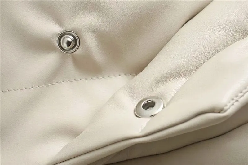 LEATHER PADDED PARKAS
