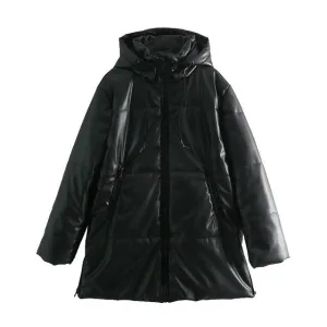 LEATHER PADDED PARKAS