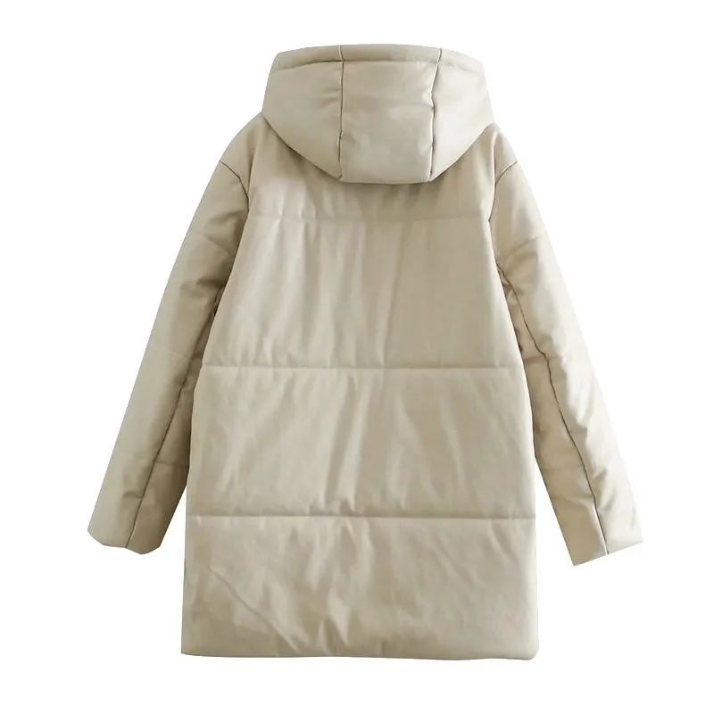 LEATHER PADDED PARKAS