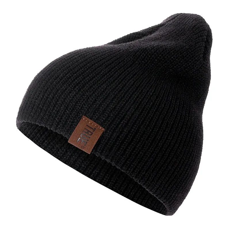 Letter Casual Beanies For Men Knitted Winter Hat