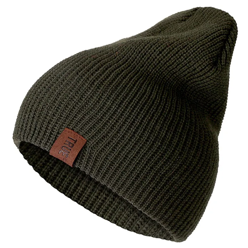 Letter Casual Beanies For Men Knitted Winter Hat