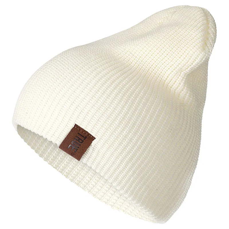 Letter Casual Beanies For Men Knitted Winter Hat