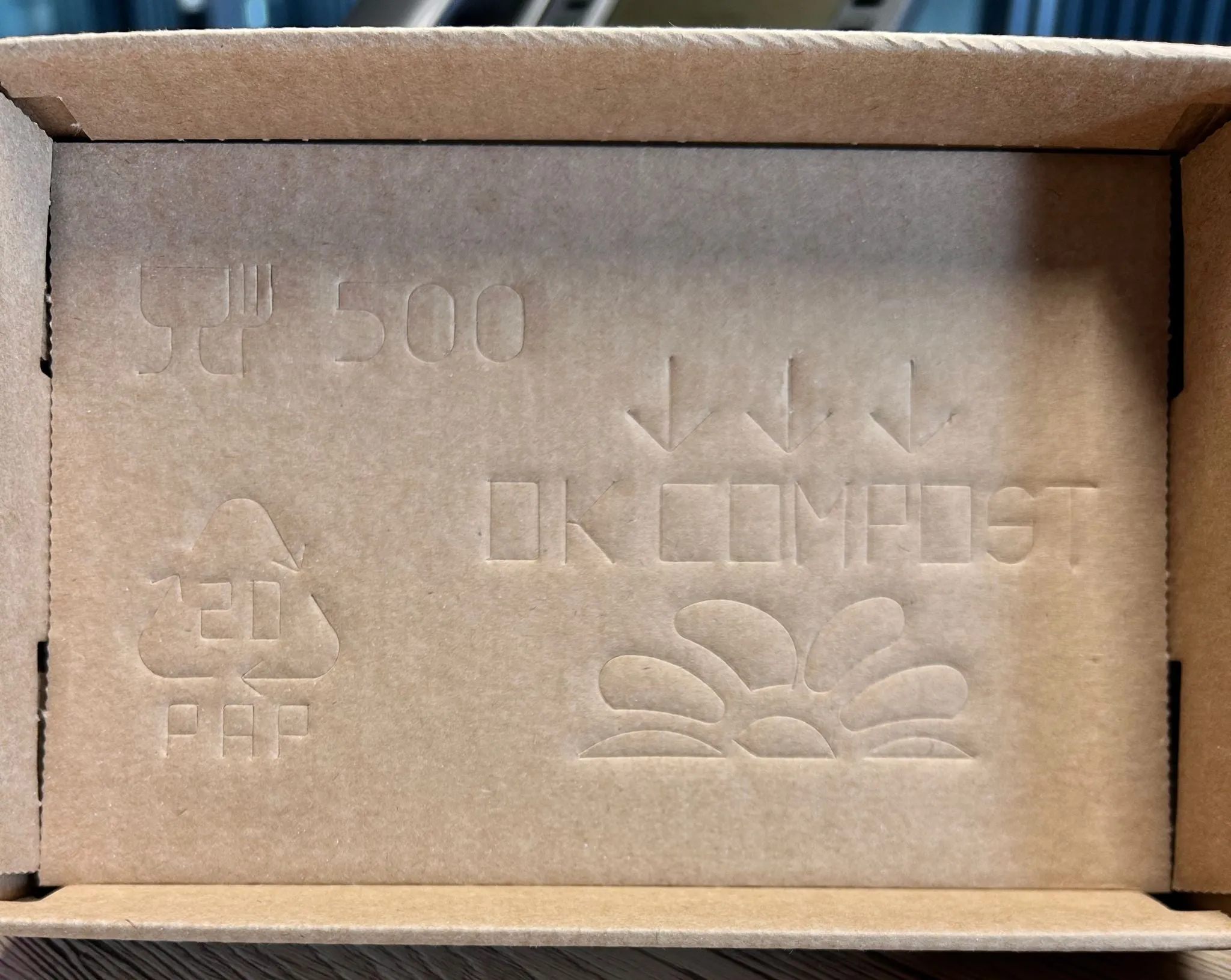 NEW Bio Box 500cc (350g) COMPOSTABLE