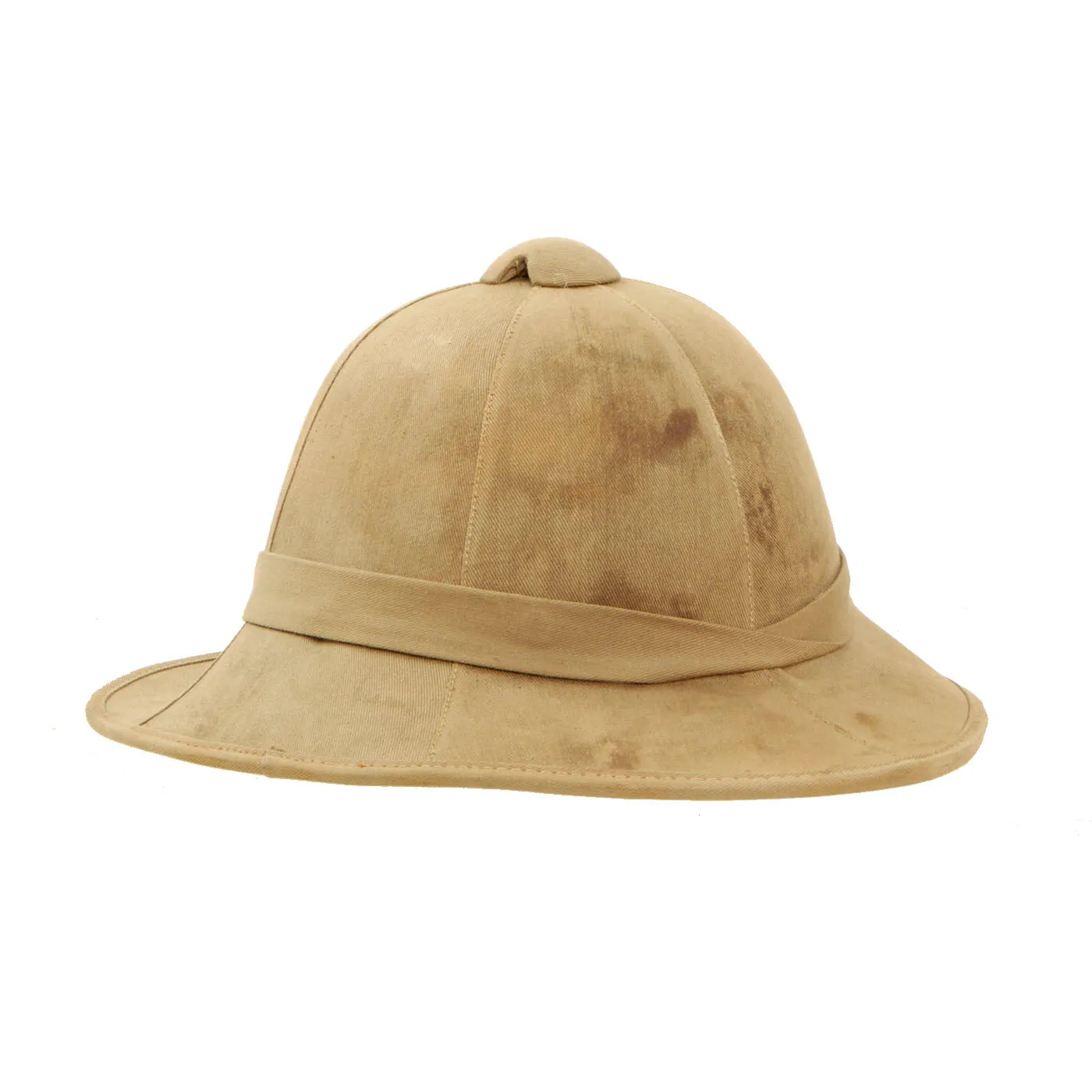 Original British WWII Wolseley Pattern Pith Sun Helmet BY Failsworth Hats Ltd - Dated 1942