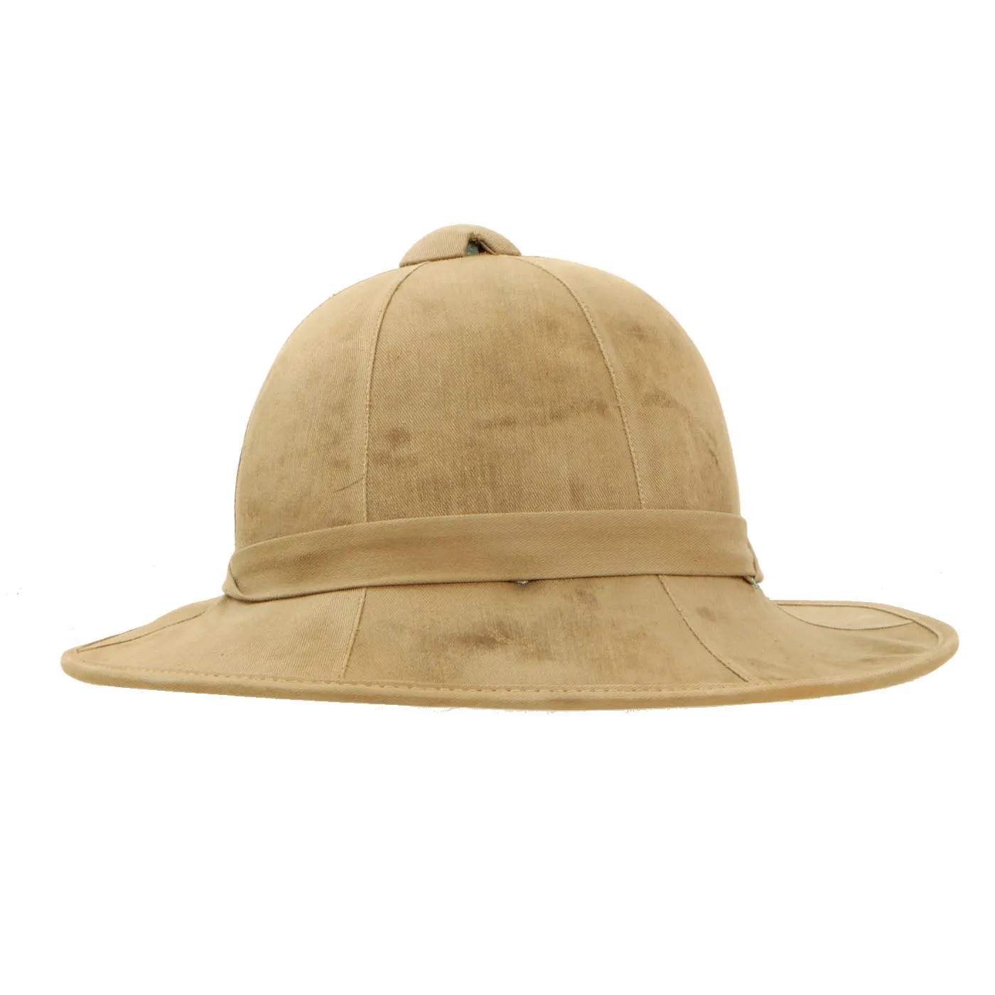 Original British WWII Wolseley Pattern Pith Sun Helmet BY Failsworth Hats Ltd - Dated 1942