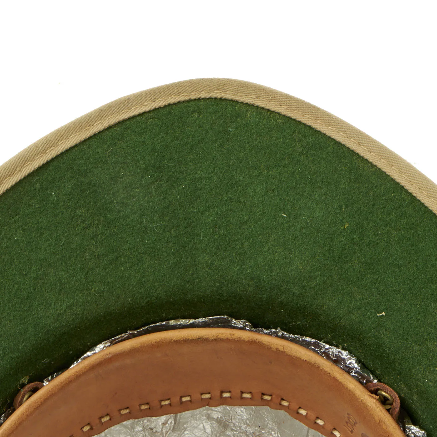 Original British WWII Wolseley Pattern Pith Sun Helmet BY Failsworth Hats Ltd - Dated 1942