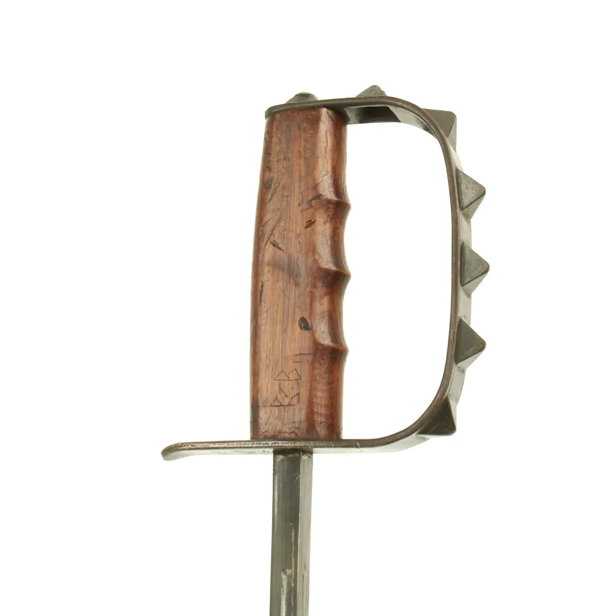 Original U.S. WWI M1917 Trench Knife by L.F. & C dated 1917 with Scabbard by Jewell
