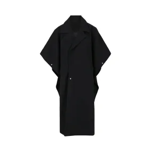 Pre Order:  Black Loose Fit Long Cloak