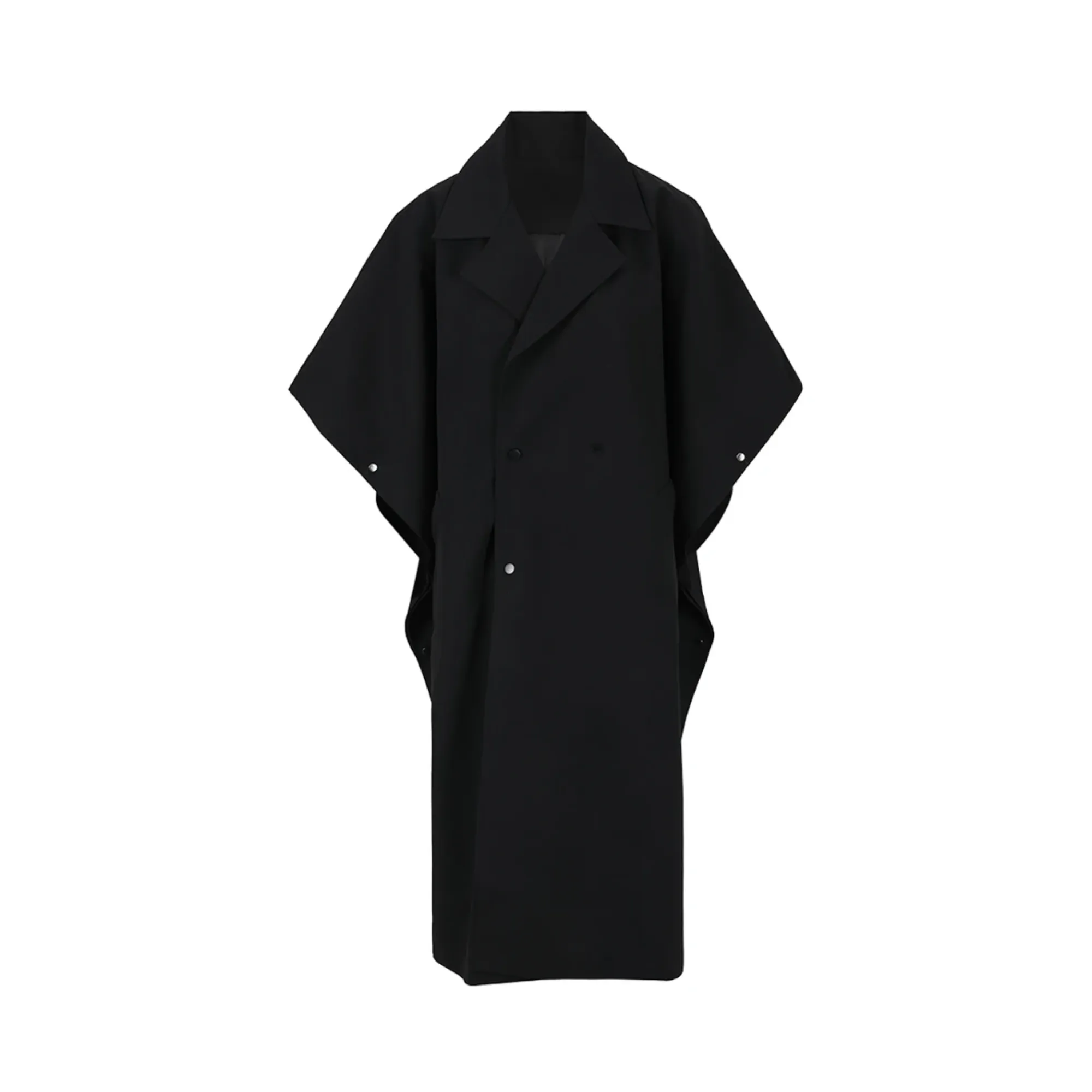 Pre Order:  Black Loose Fit Long Cloak