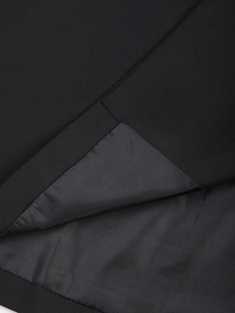 Pre Order:  Black Loose Fit Long Cloak
