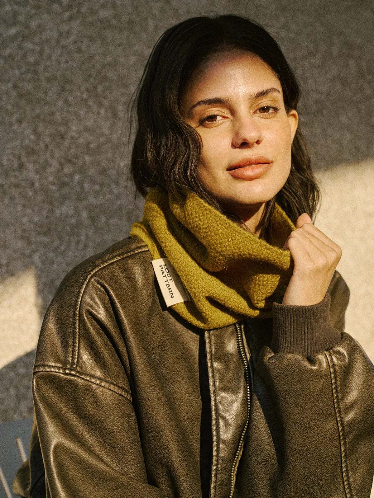 "L'Embrace" Snood Neck Warmer - Mustard Yellow