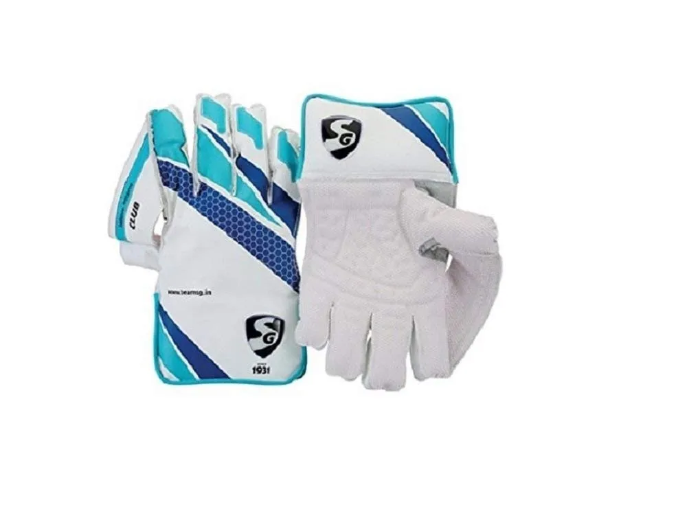 Rubber Club Wicket Keeping Gloves | Adult (Color May Vary) | cricket