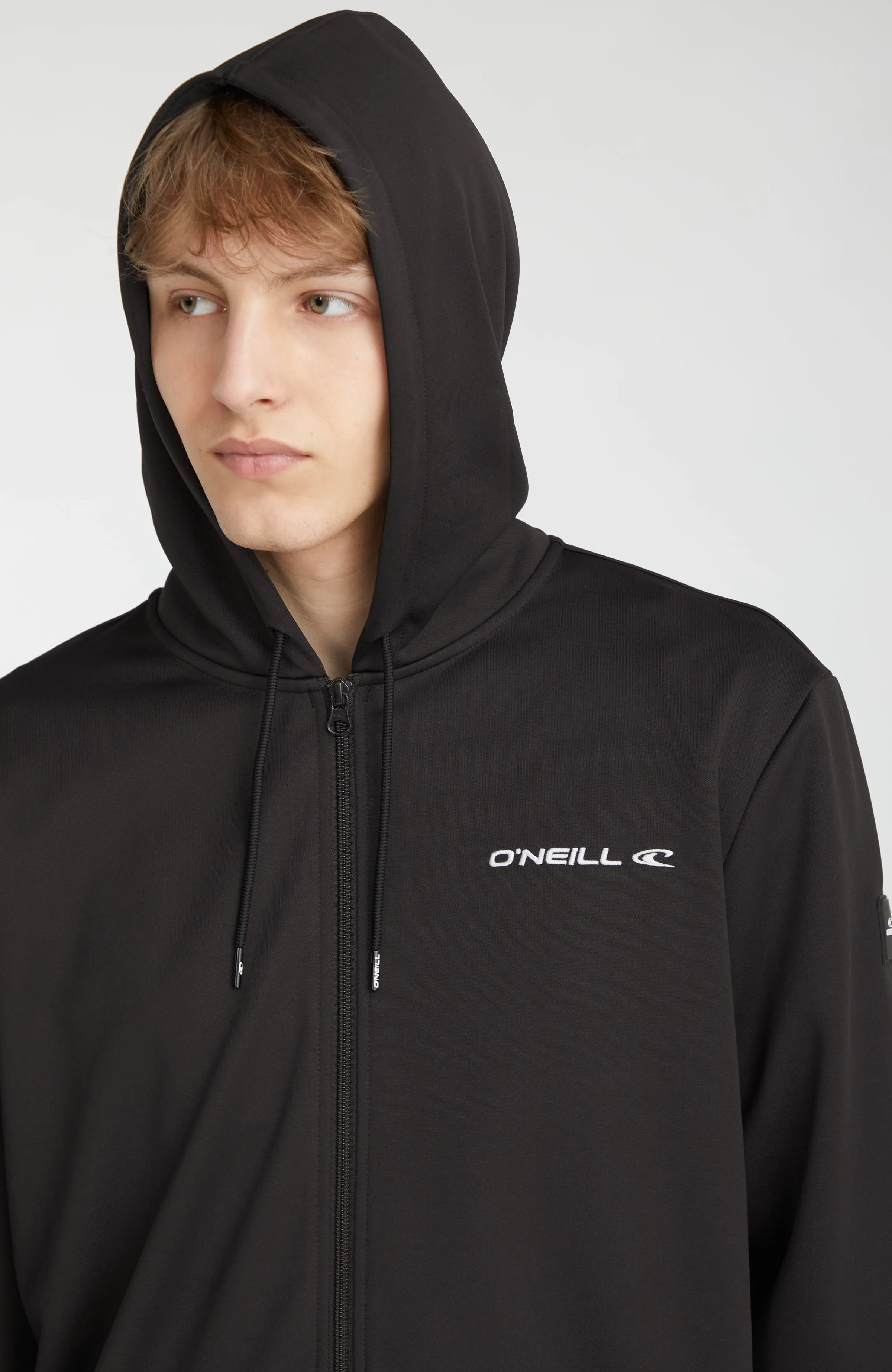 Rutile Full Zip Hoodie Fleece | Black Out